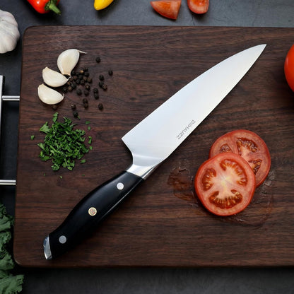 Chef Knife, 8 Inch Ultra Sharp High Carbon Steel Kitchen Knife6