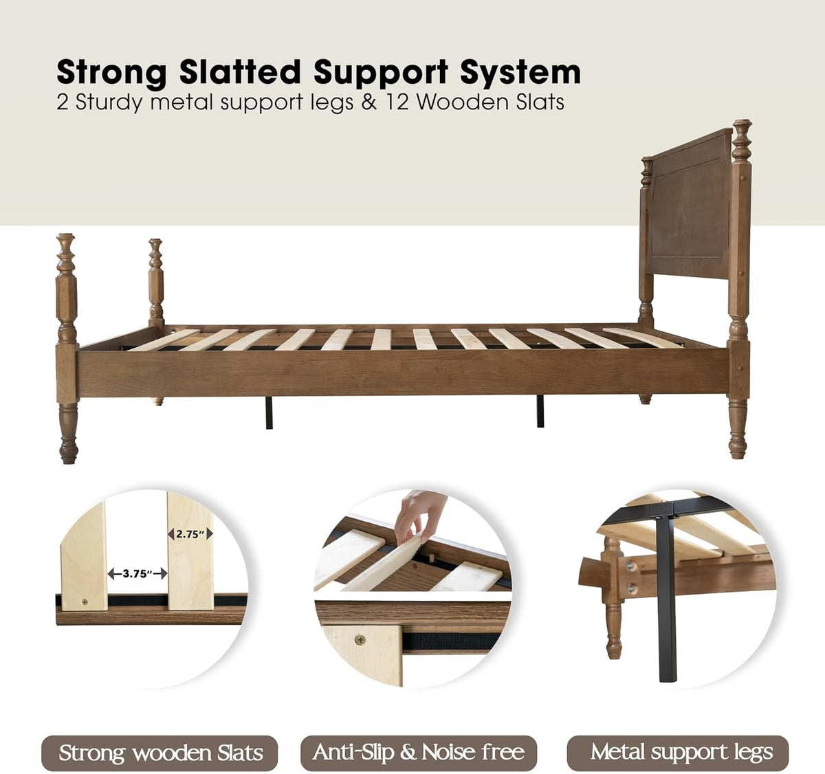 solid-wood-queen-size-bed-frame-with-headboard-footboard-12-strong-slats-center-metal-legs-anti-slip-noise-free-design-no-box-spring-needed-quick-assemble-barnwood-finish-roq-30