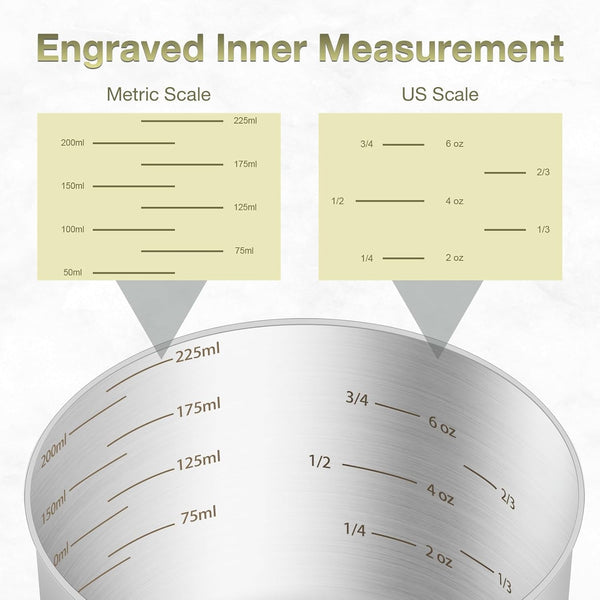 1PCS 1Cup (240Ml, 8Oz) Measuring Cup, Etched Inner Scale Measure Scoop3