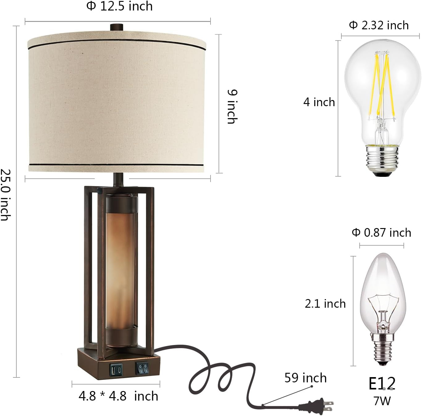 farmhouse-table-lamps-for-living-room-set-of-2-with-usb-c-a-ports
