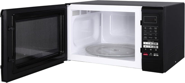 1.6 Cu. Ft. Countertop Microwave in Black | 1.6-Cu. Ft. Countertop Microwave Oven, Black, 1100W, Push-Button Door3