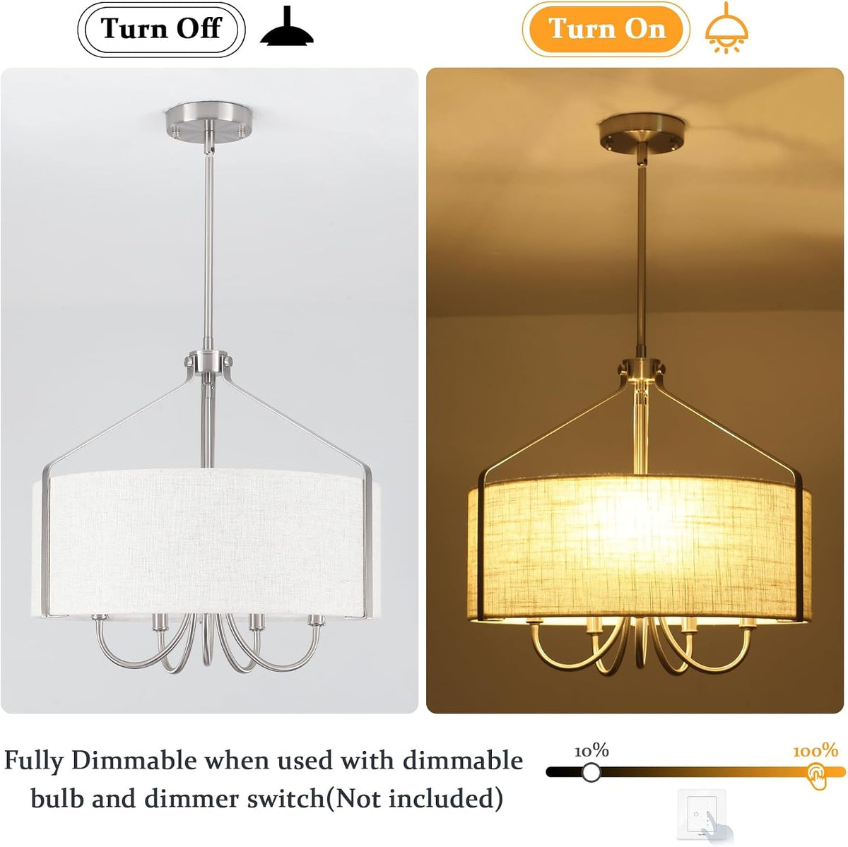 drum-chandelier-for-dining-room-5-light-modern-brushed-nickel-chandelier-with-linen-shade-18-hanging-linen-drum-pendant-ceiling-light-fixture-for-entryway-foyer-living-room-kitchen-bedroom