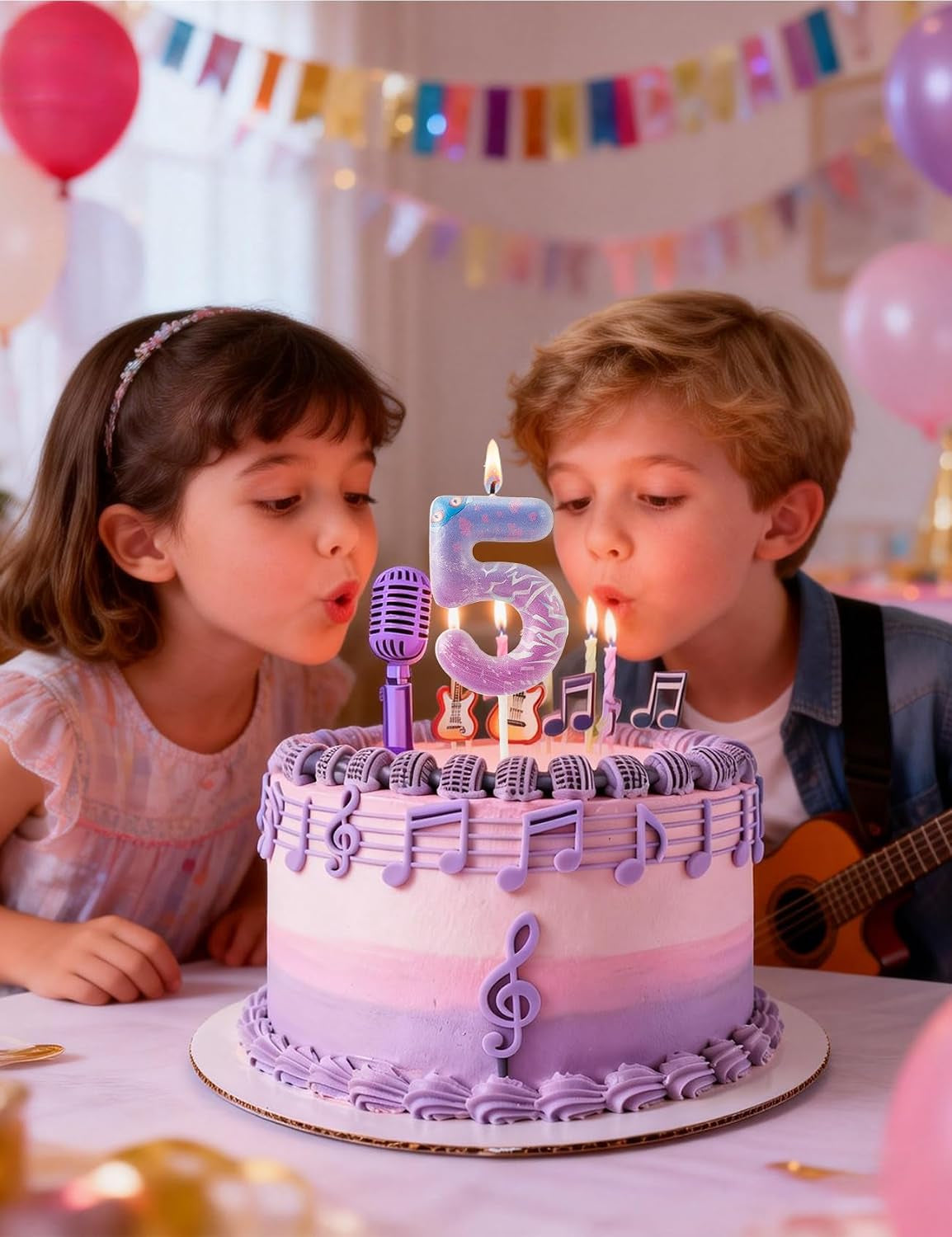 k-pop-theme-pink-purple-birthday-number-candles-demon-hunter-girls-birthday-decorations-witch-hunters-cake-topper-birthday-party-supplies-for-boys-girls-number-5