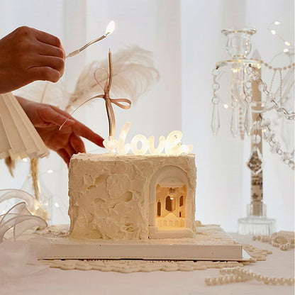 24 Pcs Champagne Spiral Long Thin Birthday Candles,Cake Candles, Birthday Parties, Wedding Decorations, Party Candles， Candles with Holders, Metallic Finish7