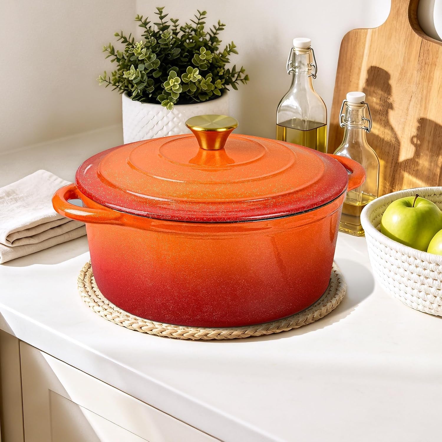 5-qt-enameled-cast-iron-dutch-oven-pot-with-lid-gold-powder-dutch-oven-for-sourdough-bread-baking-braising-stews-roasting-oven-safe-up-to-500-f-orange-kitchen-cookware-with-handls
