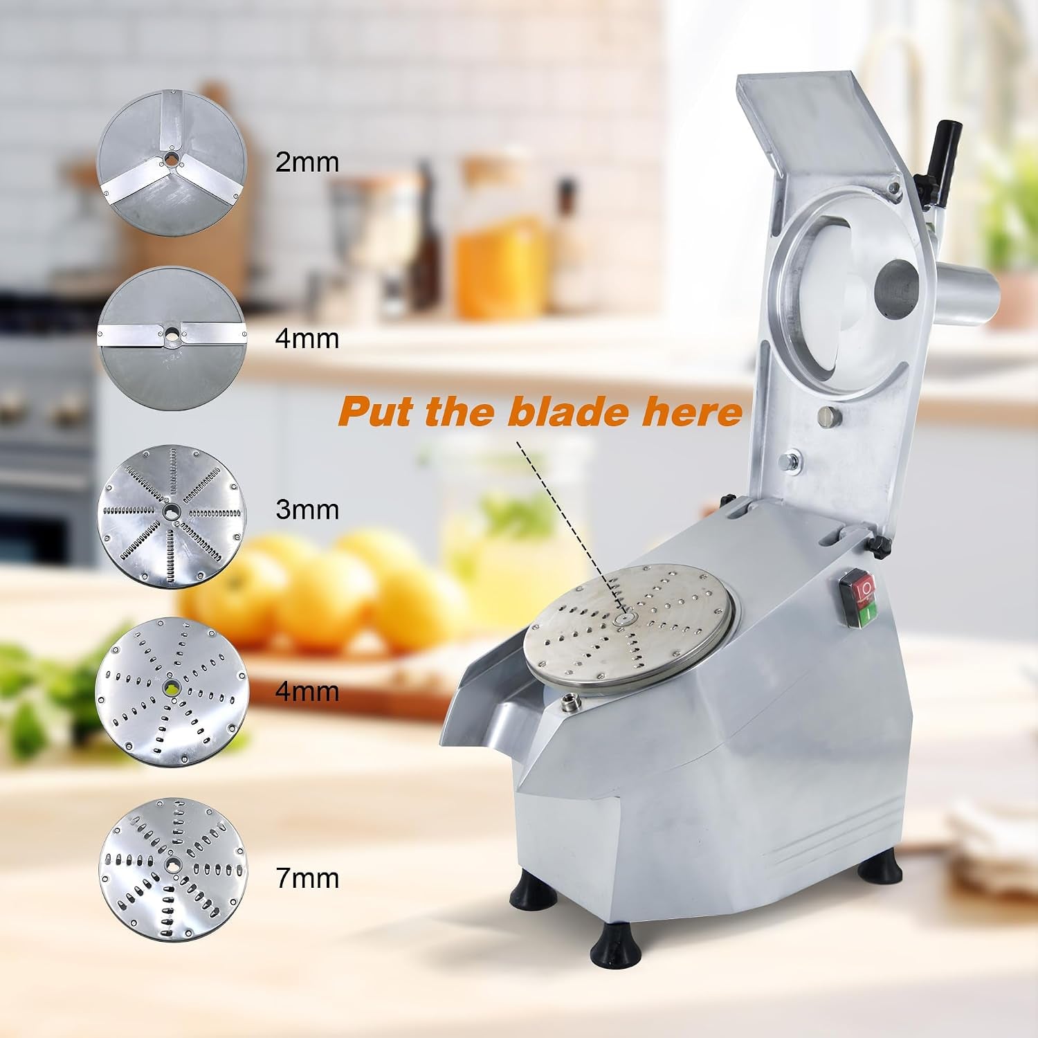 cmi-commercial-multifunctional-automatic-vegetable-cutter-and-food-processor-potato-onion-slicer-electric-fruit-and-cheese-grating-machine-slicer-vegetable-cutter-with-5-blades-550w-110v