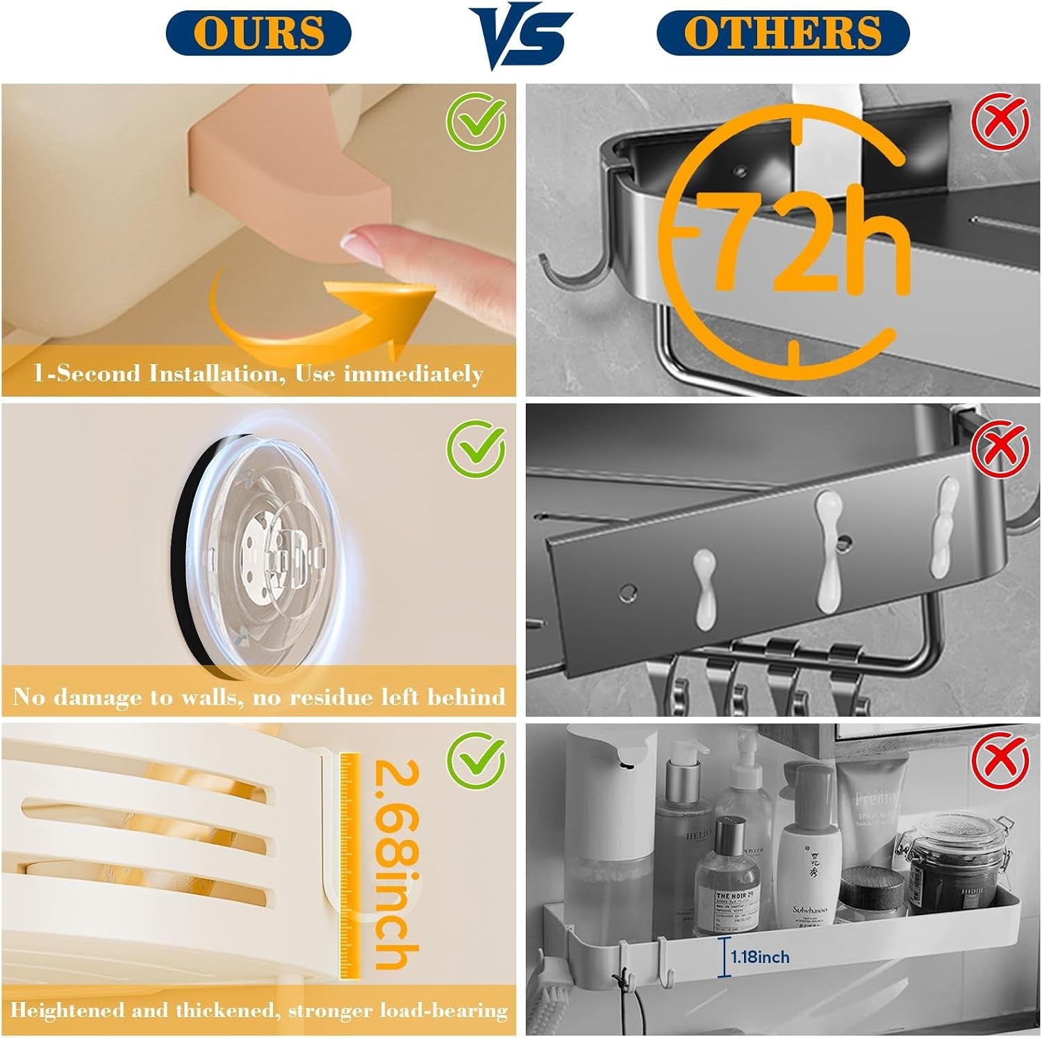 corner-shower-caddy-suction-cup-no-drilling-hanging-shower-shelves-with-hooks-waterproof-rustproof-removable-shower-organizer-for-bathroom-storage