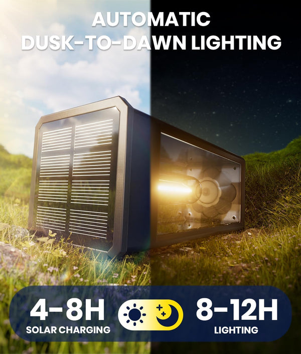 Solar Path Lights, 8 Pack, 3 Heights, Warm White, IP656