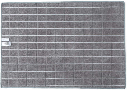 Microfiber Dish Towels - Soft, Super Absorbent and Lint Free Kitchen Towels - 8 Pack (Lattice Designed Gray Colors) - 26 X 18 Inch3