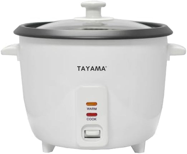 Rice Cooker with Steam Tray 3 Cup, White (RC-03R)8