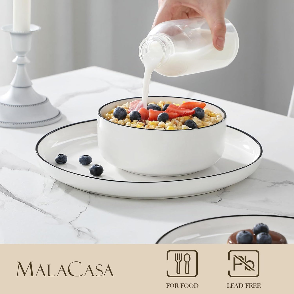 plates-and-bowls-sets-12-pieces-modern-porcelain-dinnerware-set-for-4-white-kitchen-dinner-dining-ware-set-wtih-black-rim-ceramic-dishware-dishes-microwave-and-dishwasher-safe-series-luna