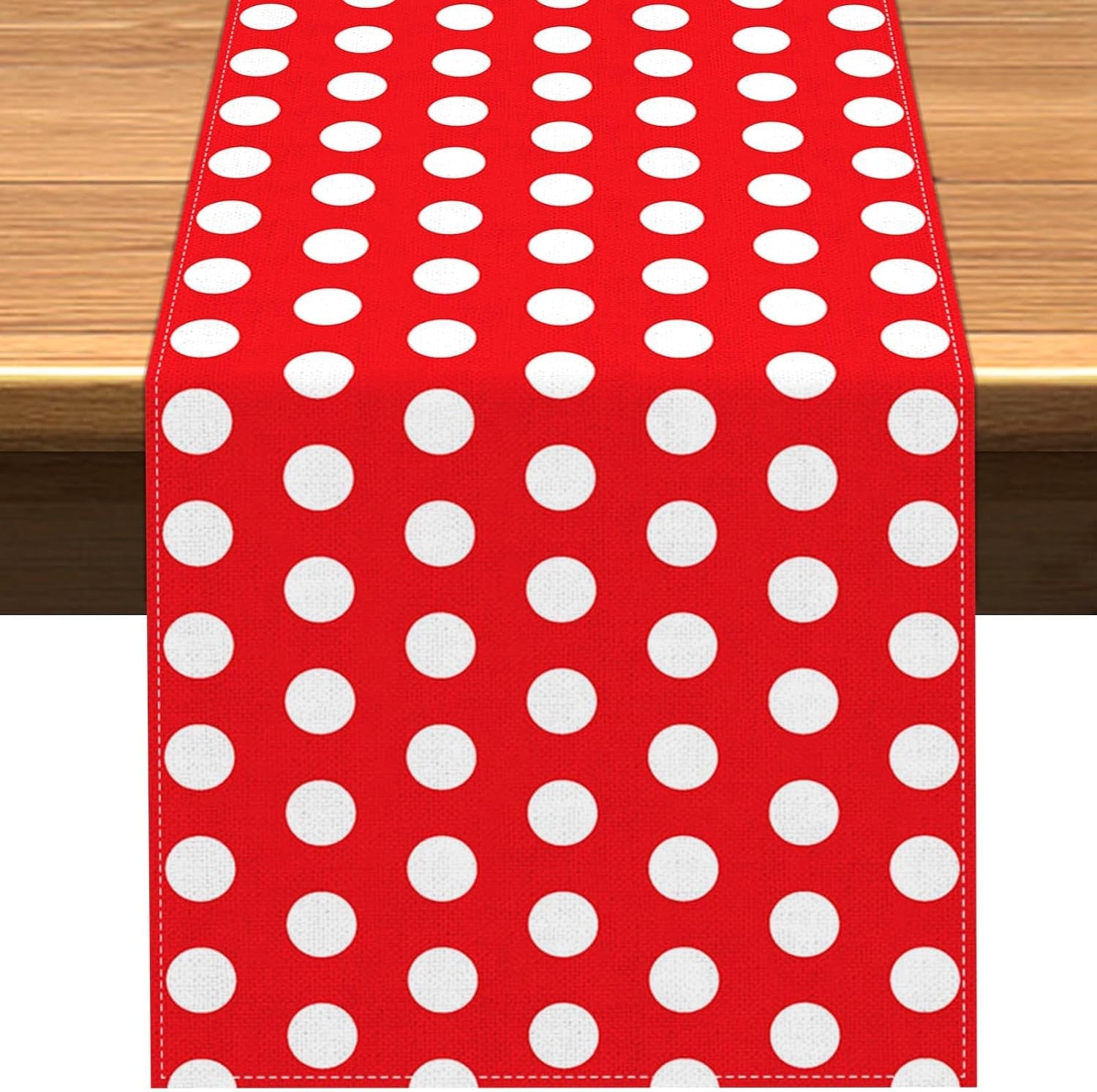 red-polka-dot-table-runner-mouse-themed-birthday-party-decoration-kids-baby-shower-dining-room-home-kitchen-island-decor-red-13-x-72