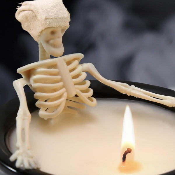 Halloween Decorations Indoor - Cute Skeleton Candles Decor6
