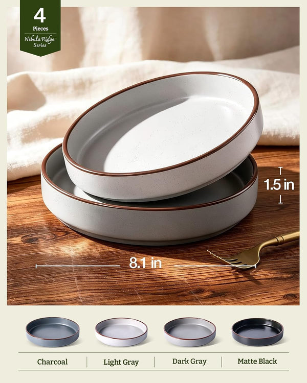 Nebula 8.1" Pasta Bowls Set, Salad Bowl Sets of 4, Multi-Color2