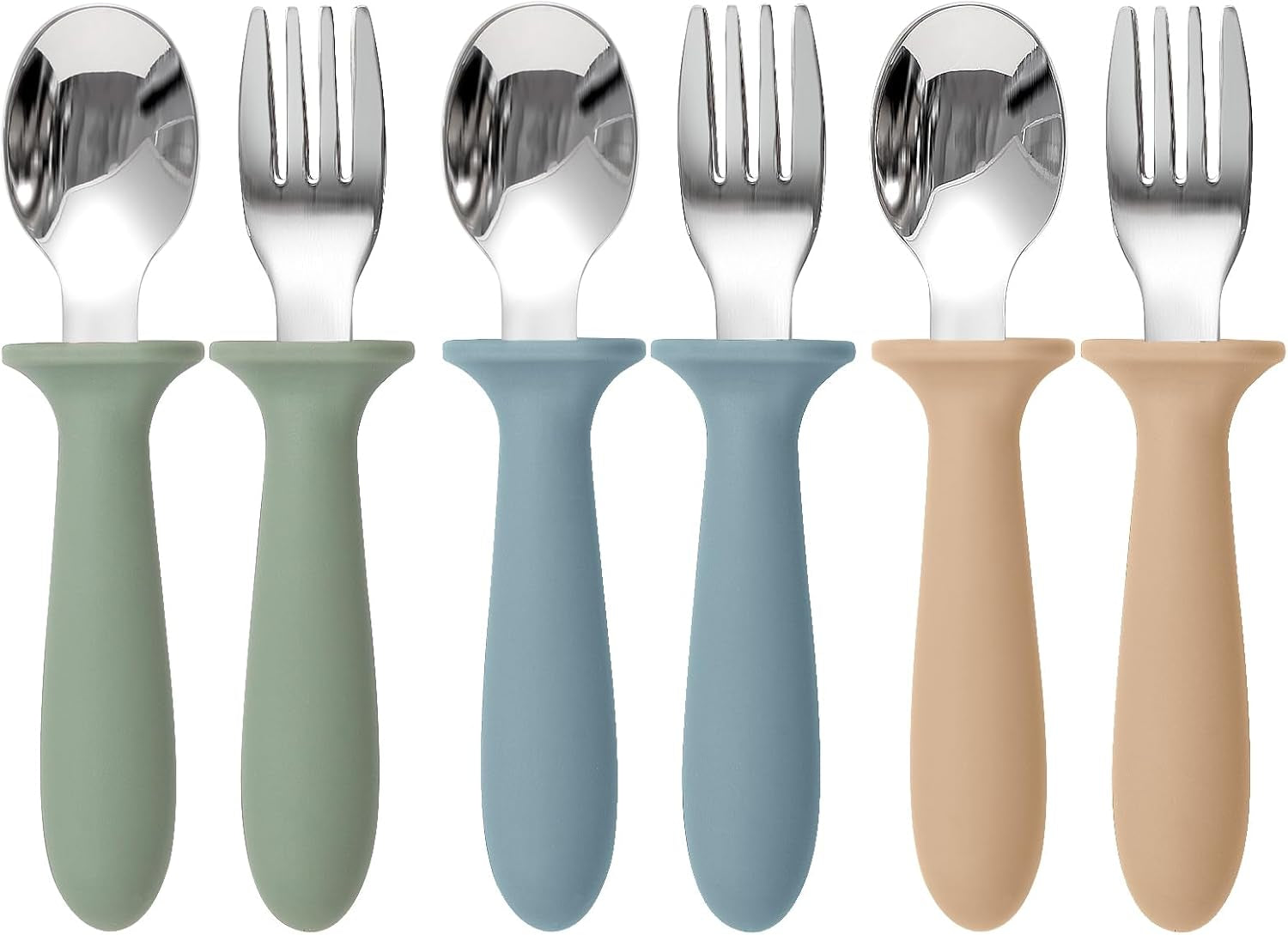 toddler-utensils-6-pack-children-safe-forks-and-spoons-set-kids-silverware-set-with-silicone-handle-18-8-stainless-steel-bpa-free-dishwasher-safe