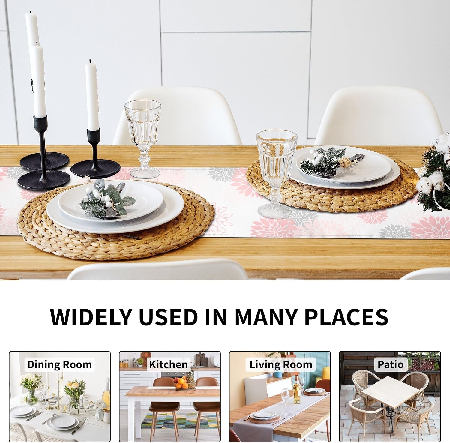 dahlia-flower-table-runner-13x71-inch-farmhouse-pink-gray-runners-modern-table-decorations-rustic-geometric-coffee-table-runner-for-home-kitchen-dining-room-party-13x71-dahlia-floral-pink