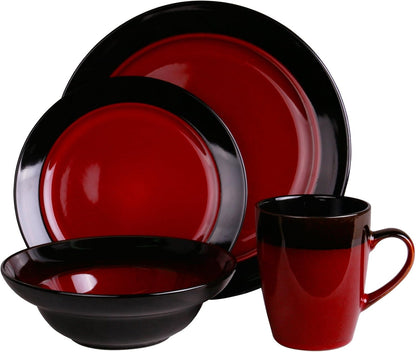 ’S Tanizia 16 Piece High Gloss Dinnerware Set2