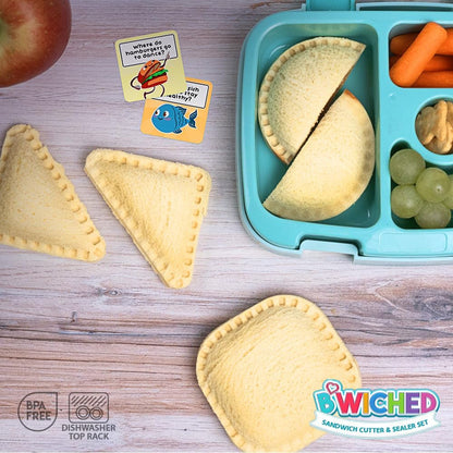 Sandwich Cutter and Sealer - Crustless Sandwich Maker - Cut and Seal | Lunch Box and Bento Box - Boys, Girls, Kids Lunch - Sandwich Cutters for Kids - Triangle, Circle, Square5