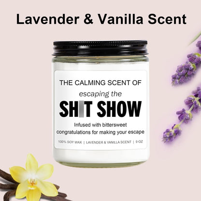 Sarcastic Candles, Going Away, Goodbye, Farewell Gifts for Coworkers - Retirement, Coworker Leaving Gifts for Women, Men - Leaving Job, Moving Away Presents for Friends, Boss, Work Bestie3