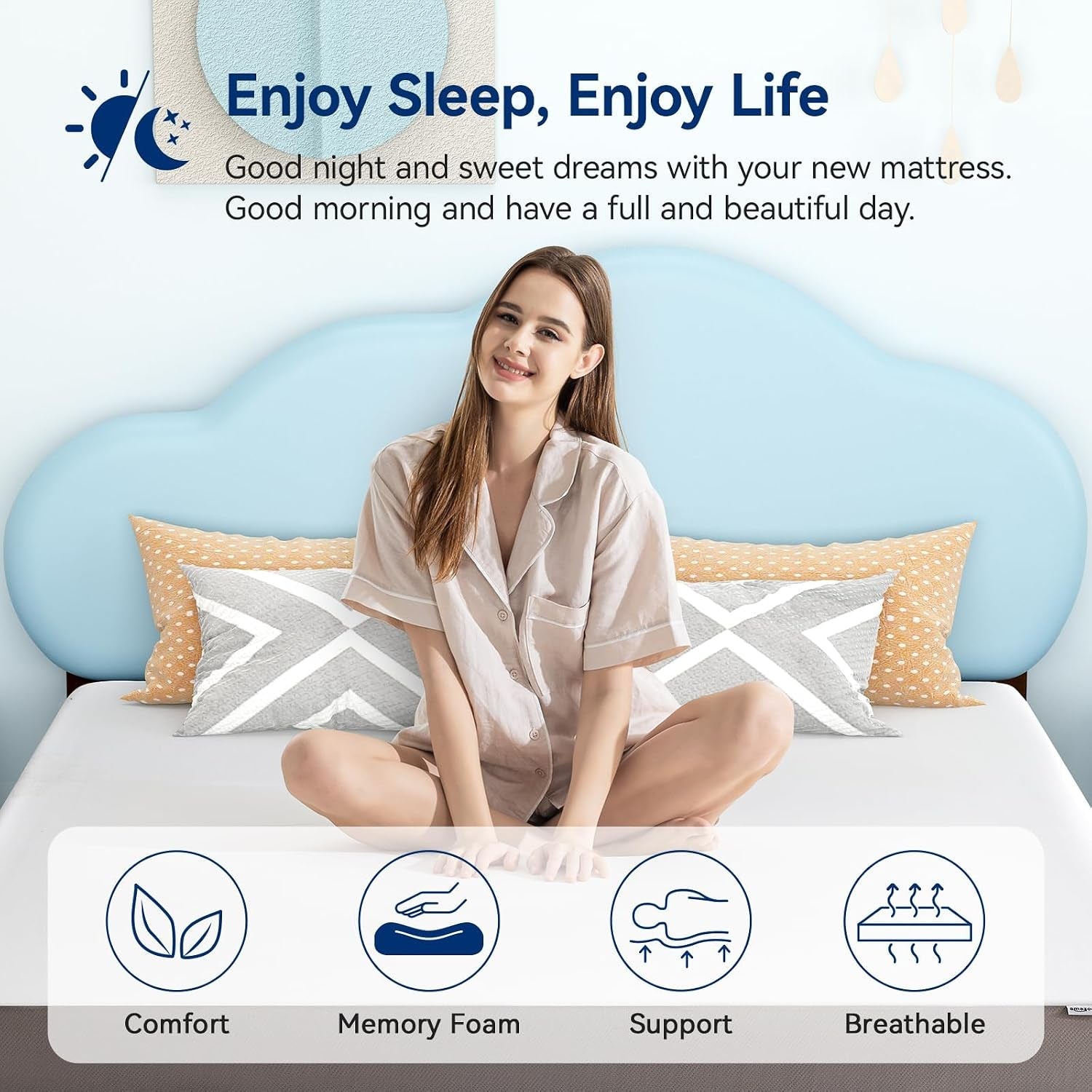 memory-foam-mattress-soft-plush-feel-breathable-6-inch-twin-white-grey