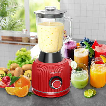 Food Processor and Blender Combo, 88 Oz Food Chopper for Meat, Vegetable and Dough, 70 Oz 700W Glass Jar Blender with 2 Speeds and Pulse for Smoothie, Nutrient Extractions, and More | 70 Oz Glass Jar Blender, for Meat, Vegetable and Dough, with 2 Speeds and Pulse for Smoothie, Nutrient Extractions, and More3