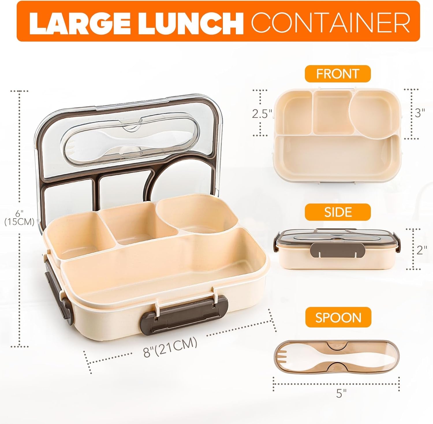bento-box-adult-lunch-box-4-compartment-lunch-containers-drop-proof-dishwasher-safe-made-with-bpa-free-materialskhaki
