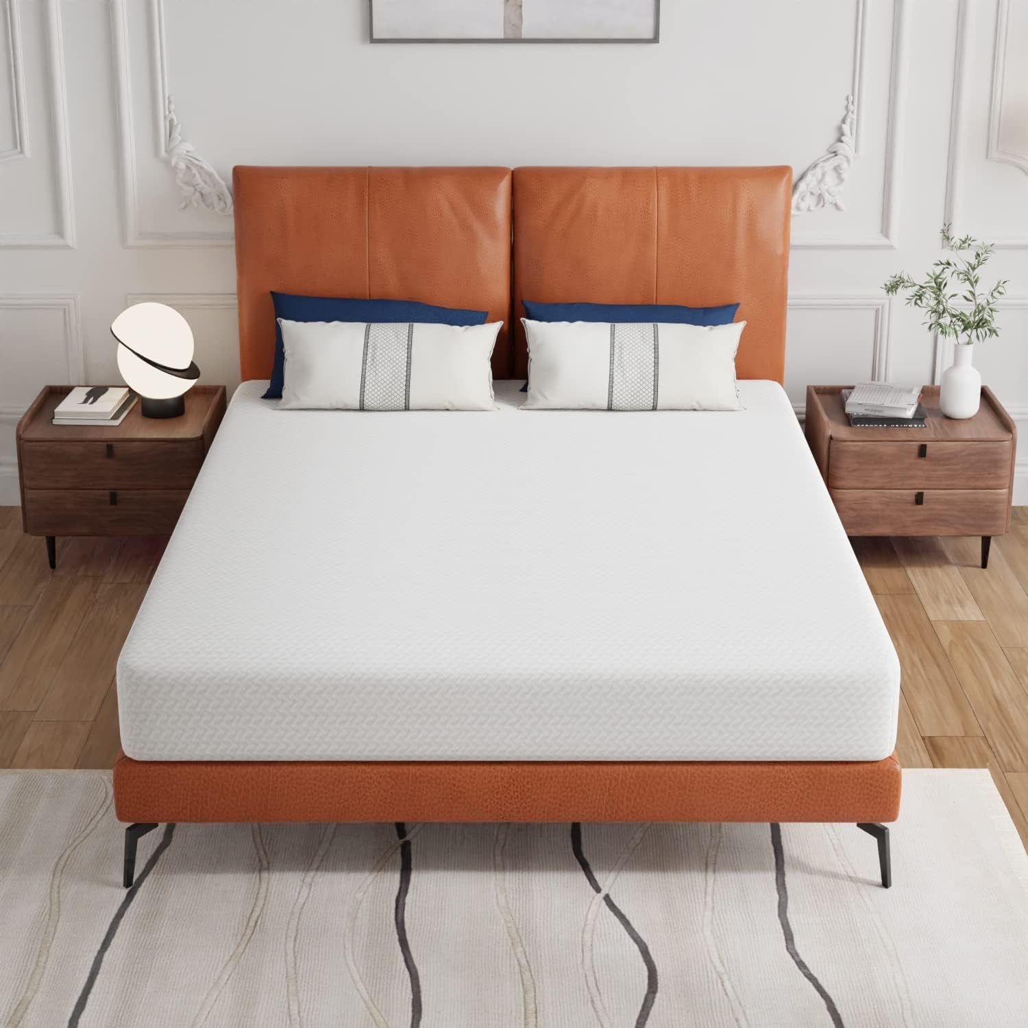 8-inch-queen-mattress-white-green-tea-gel-memory-foam