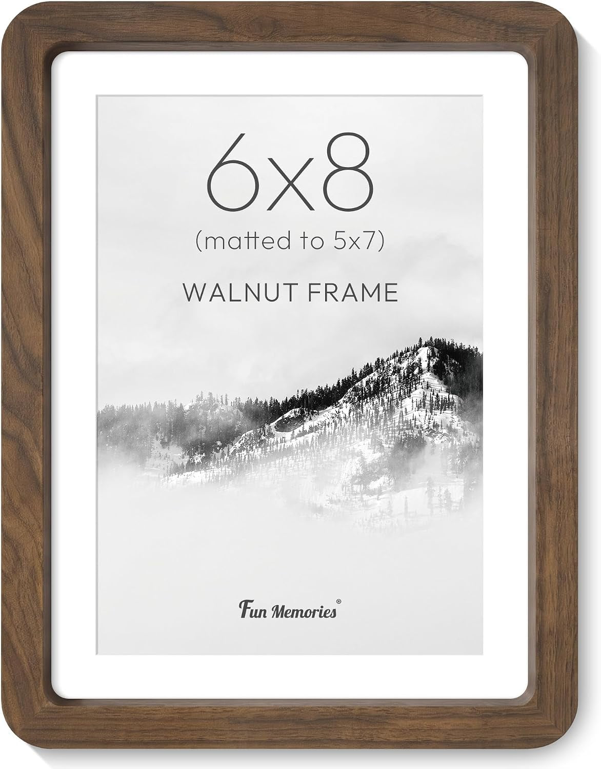 6x8-picture-frame-solid-walnut-wood-frame-with-real-glass-6-by-8-rounded-corner-frame-for-tabletop-or-wall-display-6x8-picture-frame-matted-to-5x7-natural-walnut-set-of-1