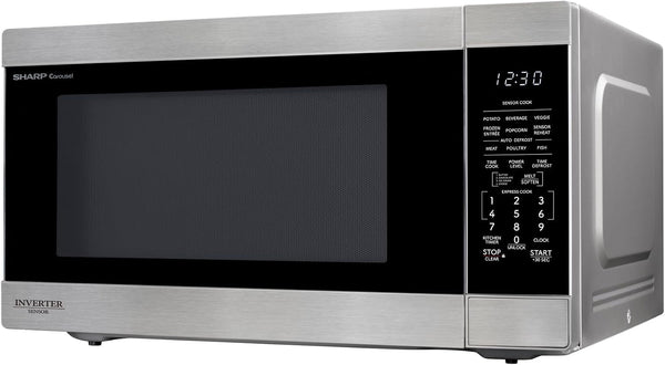 SMC2266KS 2.2 Cu. Ft. 1200W Stainless Steel Countertop Microwave Oven | Stainless Steel, Removable 16.5" Carousel Turntable12
