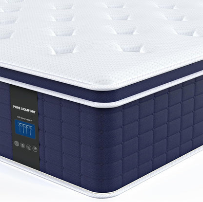 Full Size Mattress in a Box, Medium Firm Feel Full Mattress 14 Inch1