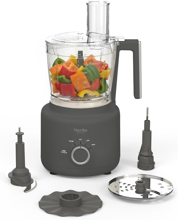 10 Cup Food Processor & Electric Chopper, One Touch Pulse | Bpa-Free Bowl, 3 Multipurpose Blades, Easy Food Prep, Chop, Slice, Shred, Puree, Emulsify, Speed Dial, Wide Feed Chute, Gray1