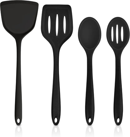 Silicone Cooking Utensils, 4 PCS Silicone Kitchen Utensils Set1