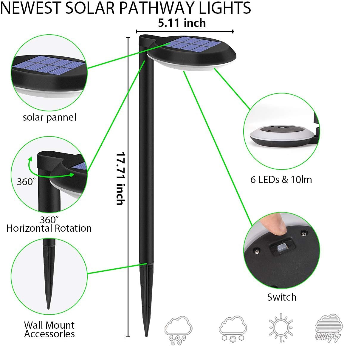 outdoor-solar-path-lights-waterproof-landscape-pathway-light-with-6-white-leds-garden-lighting-decorative-for-patio-driveway-backyard-black-4-pack