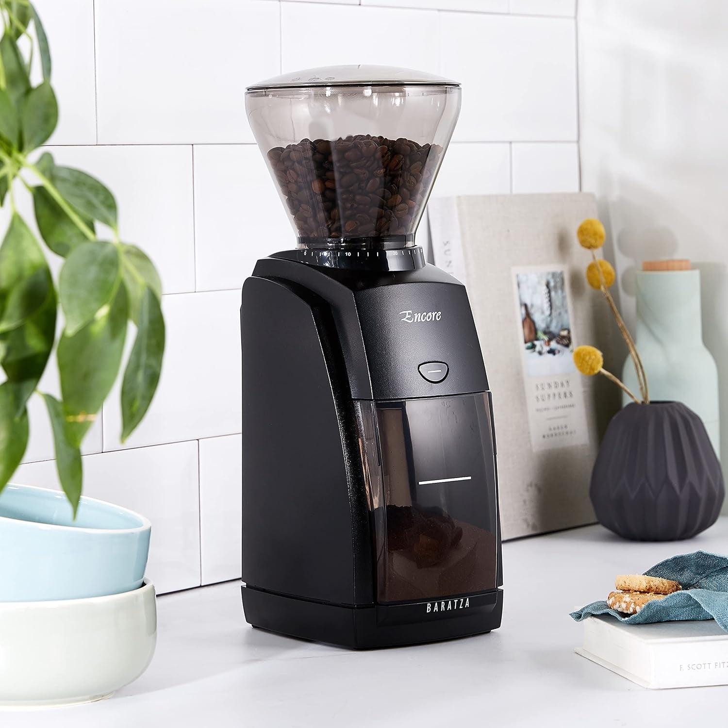baratza-encore-coffee-grinder-zcg485blk-black-beginner-friendly-grinder-with-powerful-motor-and-40mm-conical-steel-burrs-for-consistent-brew-ready-performance