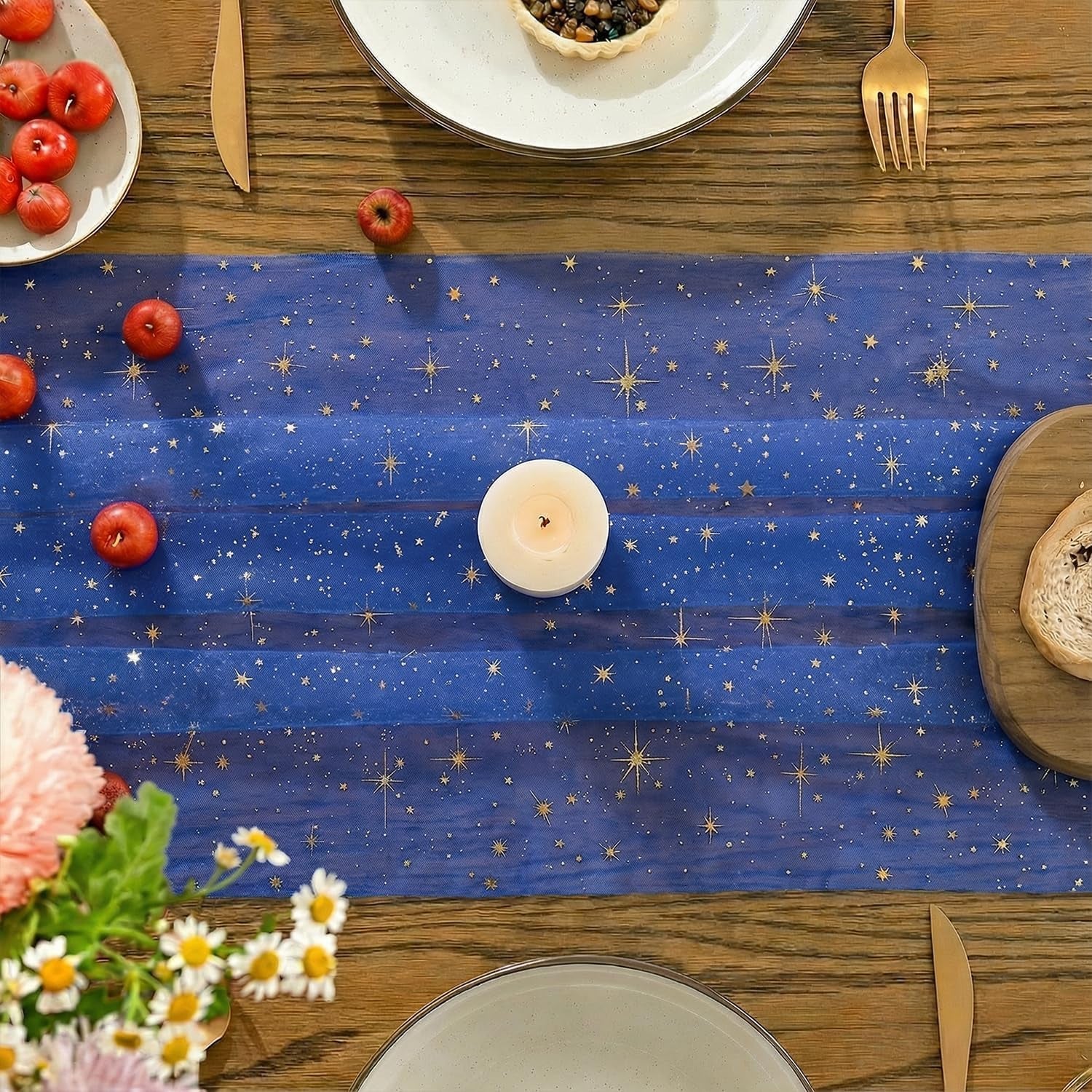 gold-stars-dark-blue-gauze-table-runner-120-inch-10ft-reversible-glitter-sheer-dining-wedding-holiday-birthday-table-decor-for-home-party