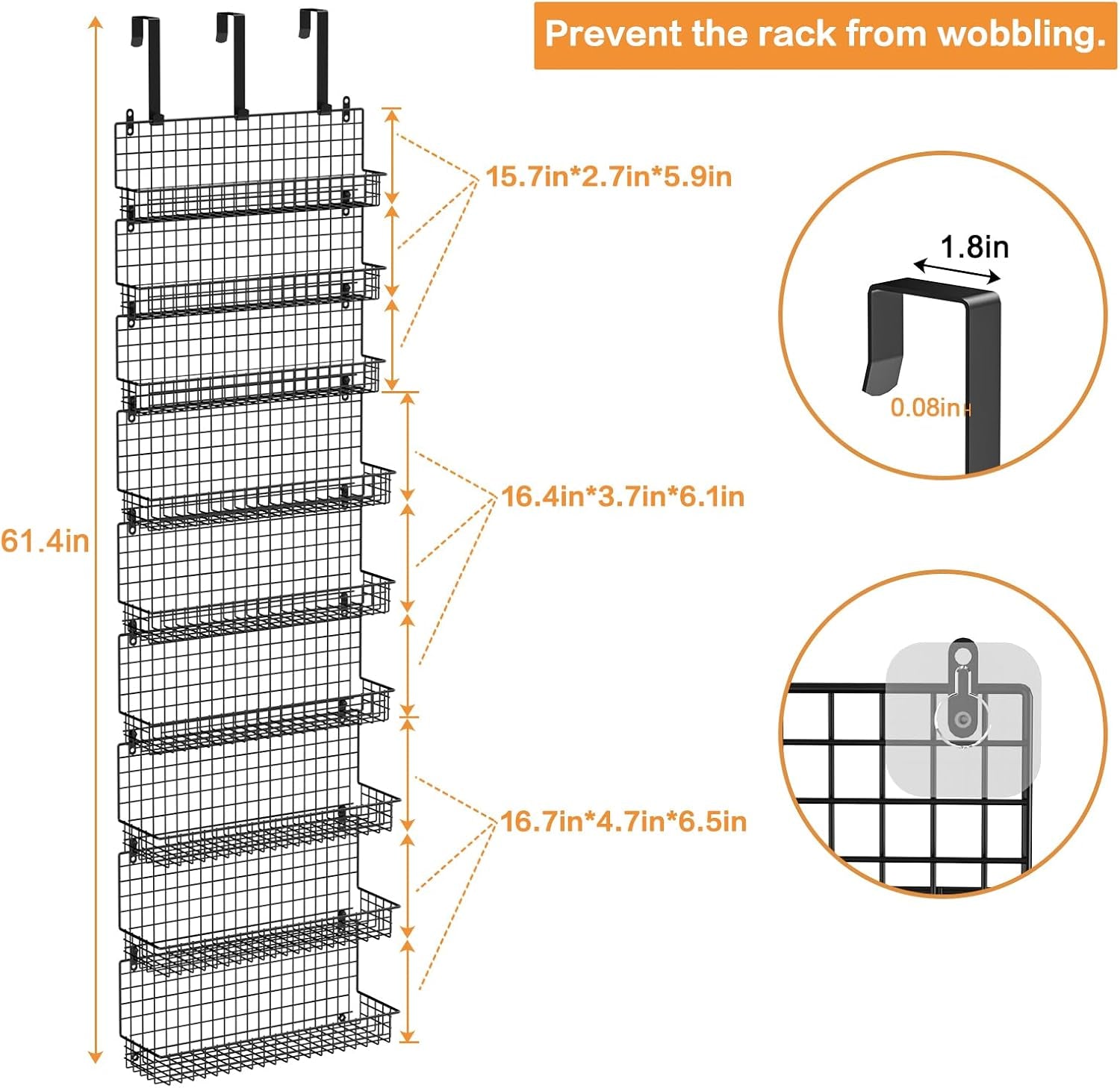 9-tier-spice-rack-organizer-with-door-hook-wall-mount-and-extra-large-capacity-for-pantry-door-stylish-black-design-for-effortless-organization-ultimate-kitchen-storage-solution