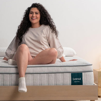 Leesa Oasis Chill 13.5" Hybrid Mattress, Cushion Firm, Queen/Certipur-Us Certified Foam /120-Night Trial6