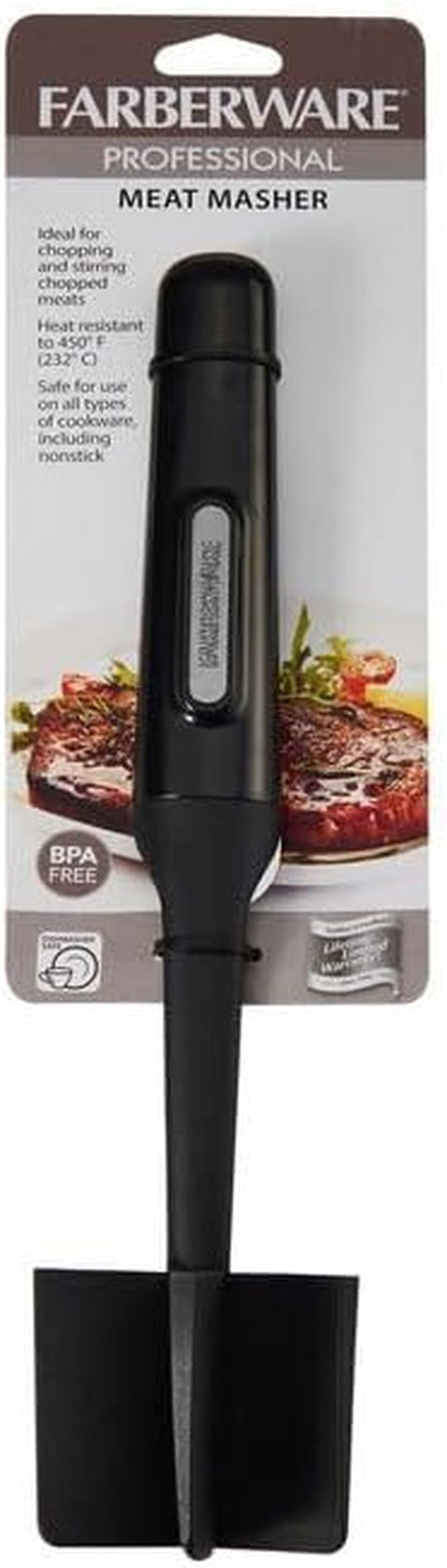 Meat Masher and Chopper Tool with 5 Beveled Blades - Ground Beef Chopper, Potato Masher, Batter Stirrer - Heat Resistant to 450 F, Dishwasher Safe9