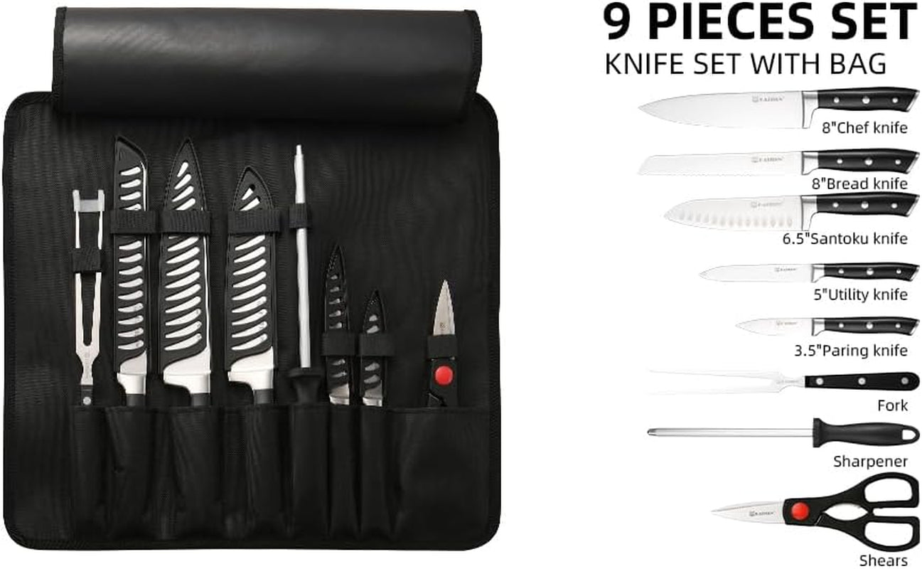9-piece-portable-german-steel-knife-set-with-roll-bag-hollow-ergonomic-handles-for-outdoor-camping-travel-includes-guards-fork-sharpener-shears-shoulder-strap-case