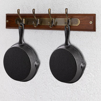 4 Pack Mini Cast Iron Skillet, 4" Small Frying Pans with Double Drip-Spouts for Stove, Oven, Grill Safe, Indoor and Outdoor Use, Non-Stick4