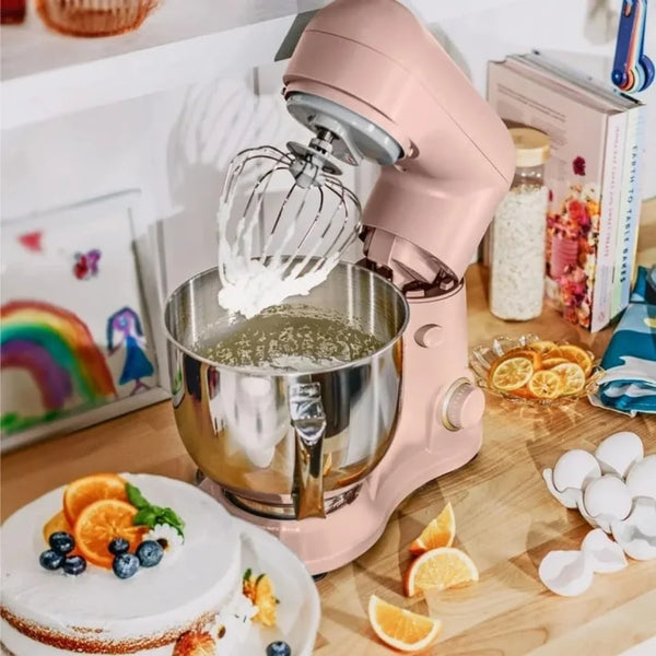 Wonderful Kitchen Stand Mixer 5.3 Qt Bowl, 12 Speeds Tilt-Head, Dough Hook Flat Beater Whisk for Baking Tasks Metal Build for Baking (Rose)7