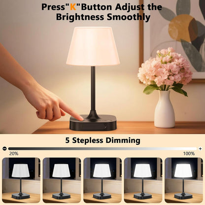 Table Lamp,Cordless Waterproof Shower Lamp and Dimmable Touch Lamp4