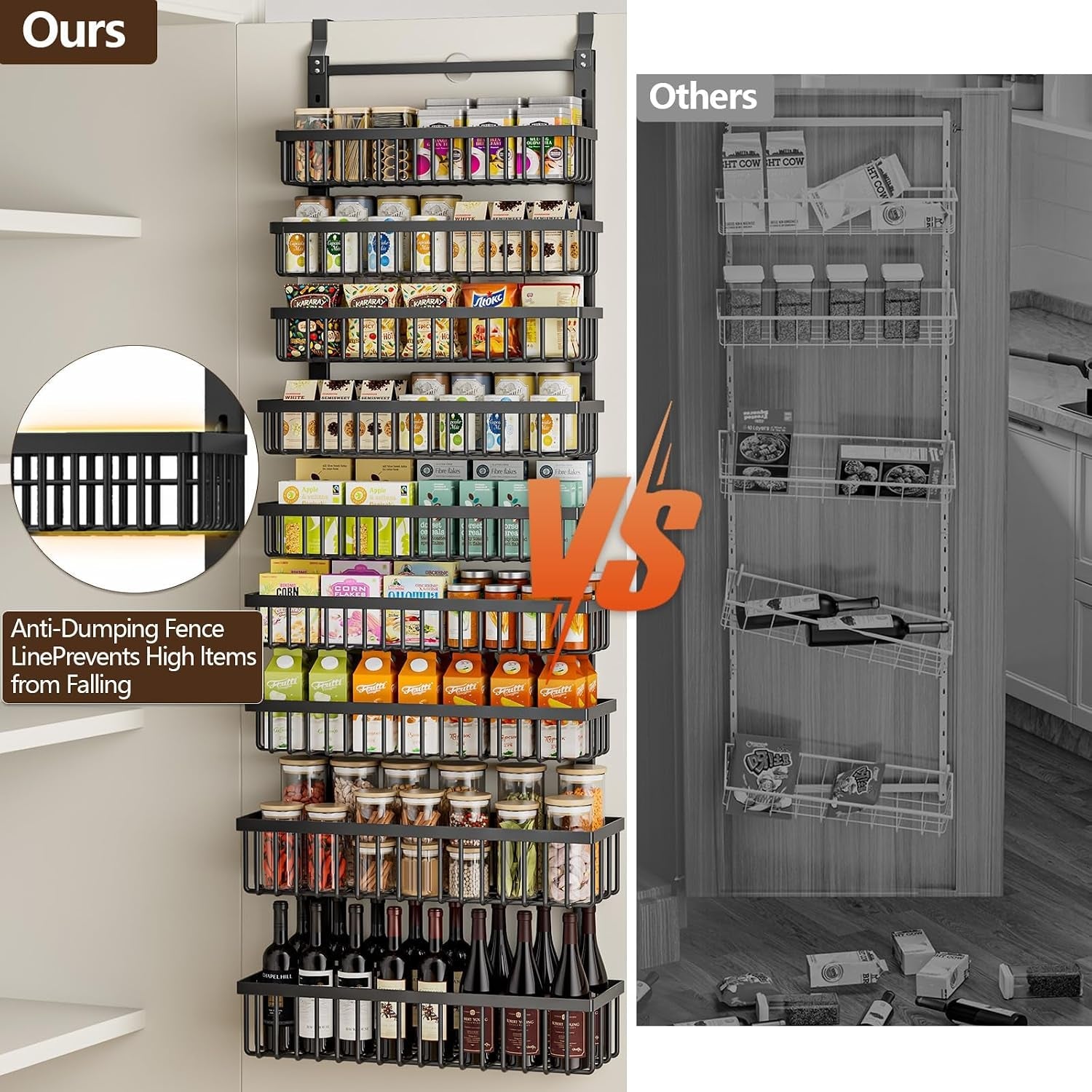 9-tier-over-the-door-pantry-organizer-2-in-1-wall-mount-or-hanging-spice-rack-with-adjustable-deep-basket-heavy-duty-seasoning-organizer-and-storage-for-kitchen-cabinet-closet-bathroom