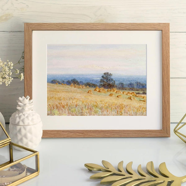 8.5X11 Picture Frame, Solid Oak Wood 8.5 by 11 Frame with Mat 6X86