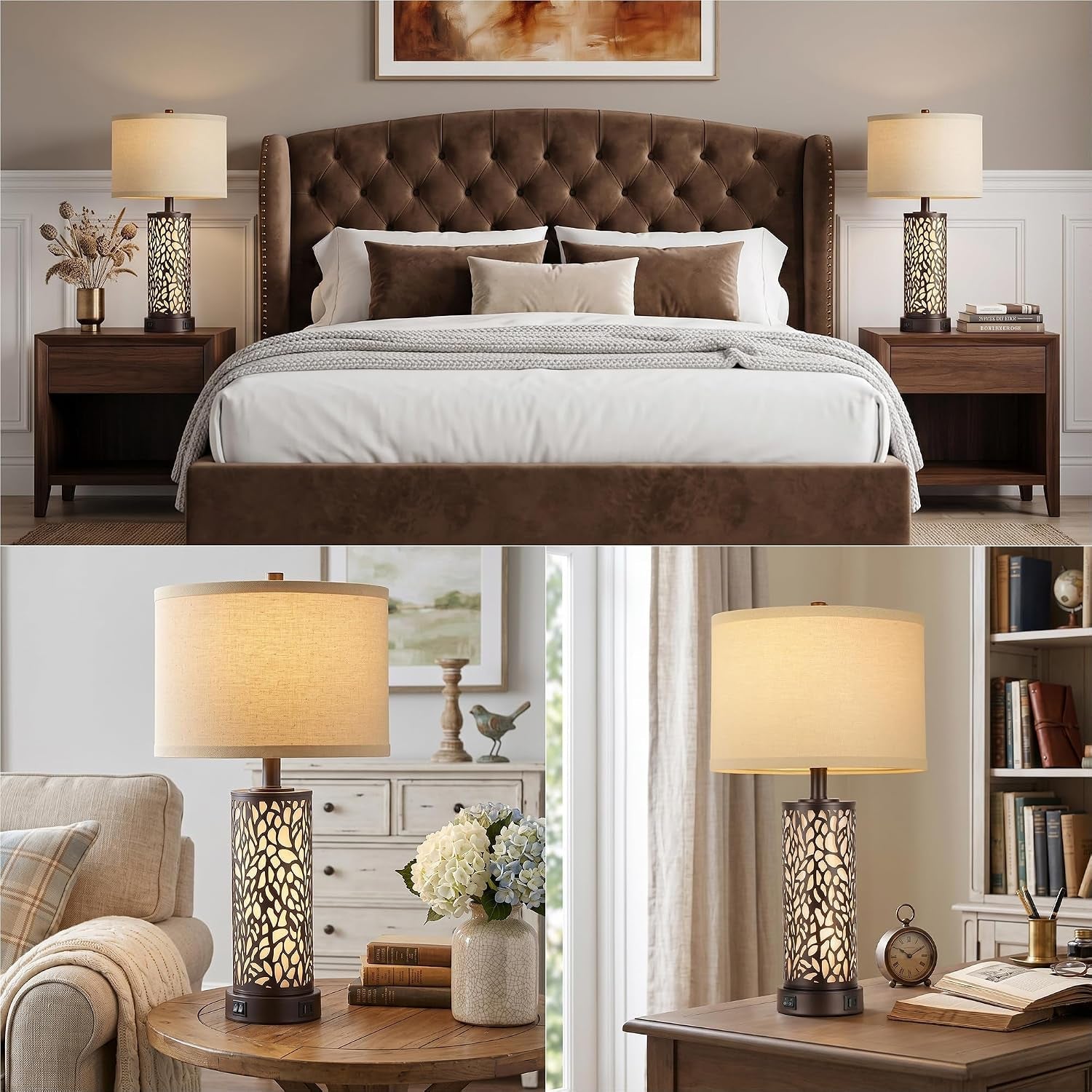 25-farmhouse-table-lamps-set-of-2-with-usb-a-c-ports-and-night-light