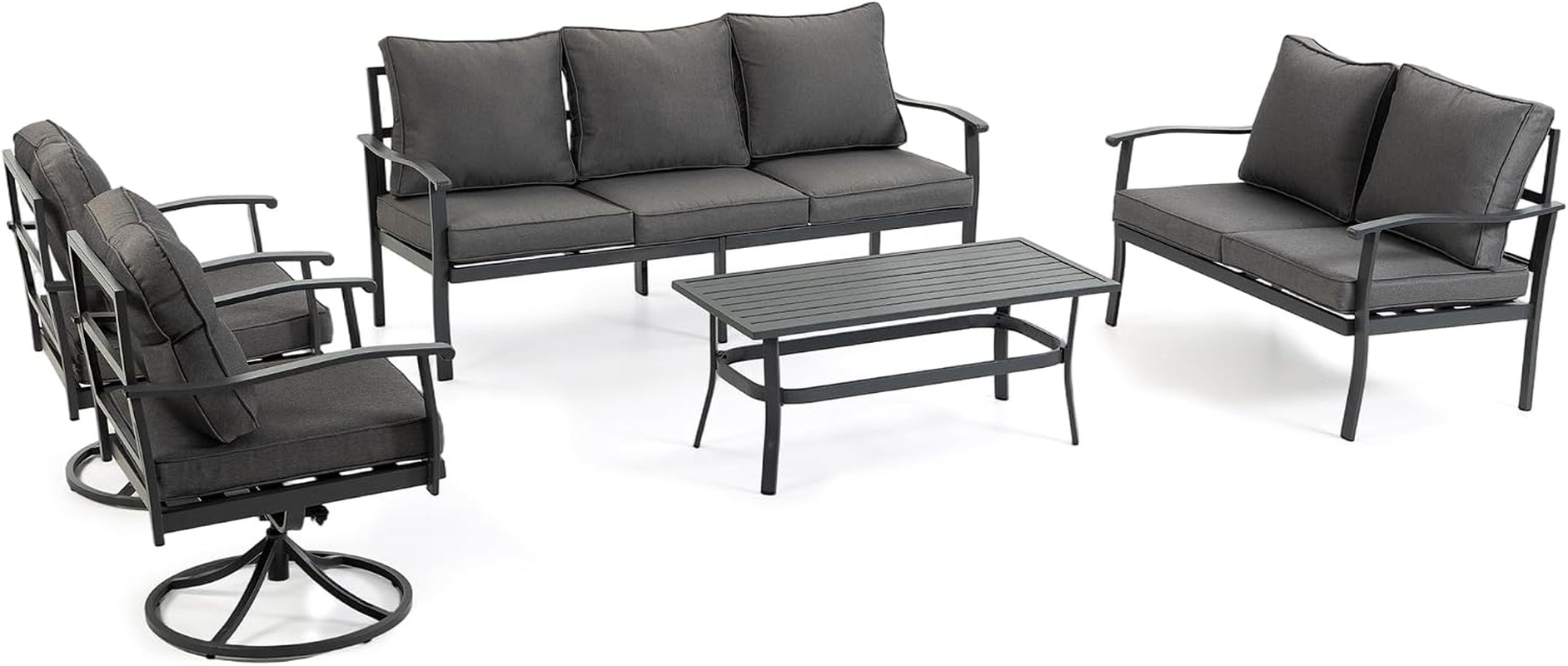 5-piece-metal-patio-sectional-set-coffee-table-washable-cushions-grey