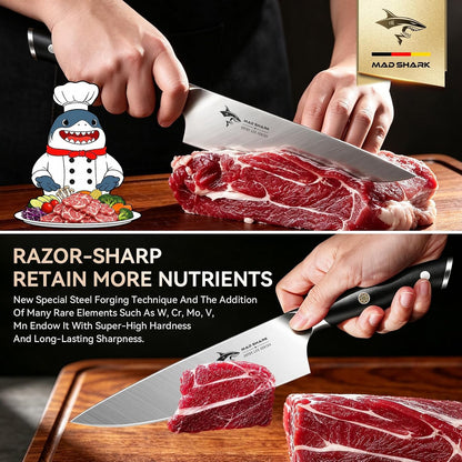 8-Inch Chef Knife - German High Carbon Stainless Steel3