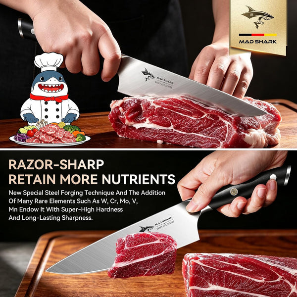 8-Inch Chef Knife - German High Carbon Stainless Steel3