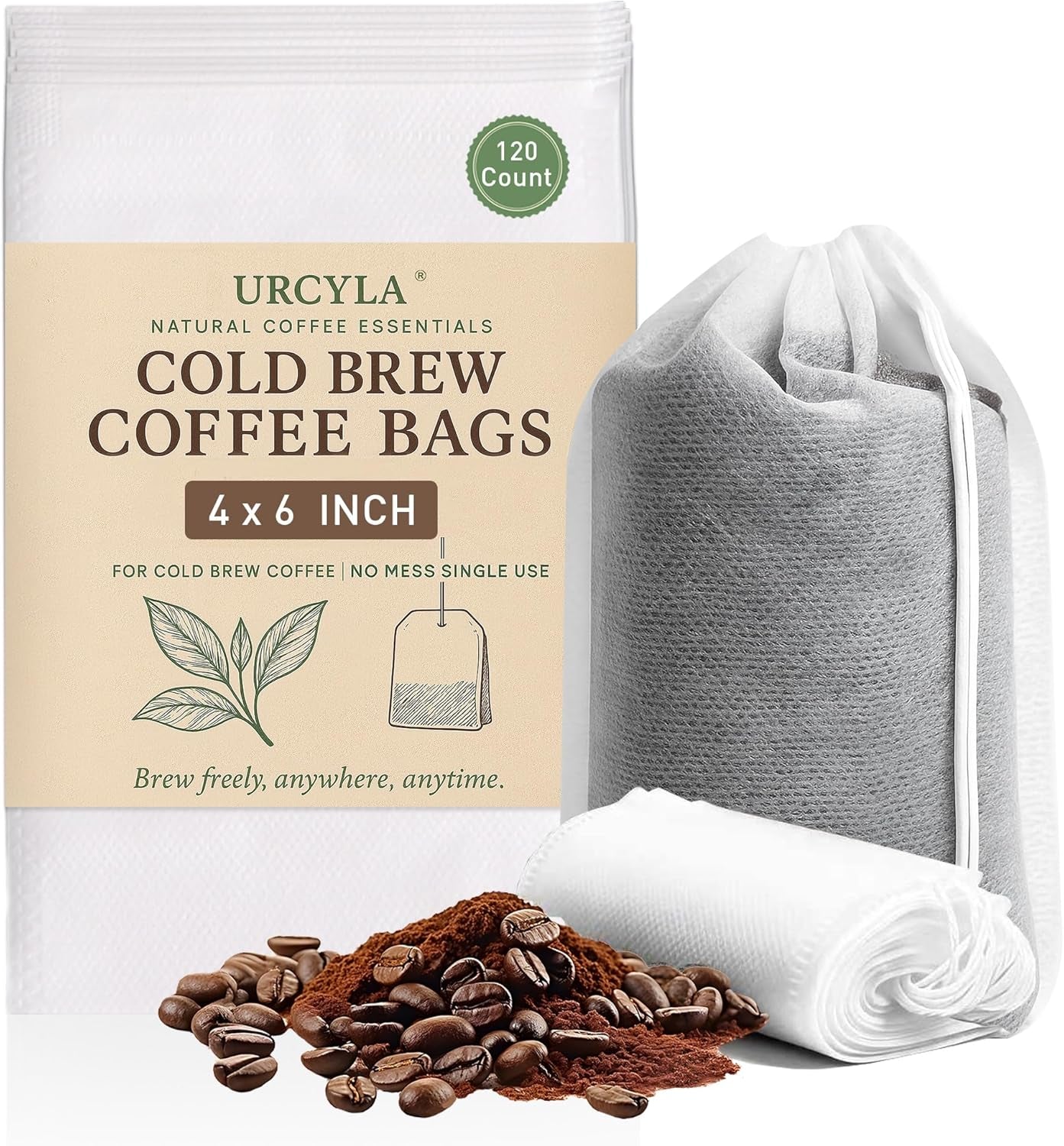 cold-brew-bags-120-count-brew-coffee-filter-bags-4x6-inch-disposable-fine-mesh-drawstring-pouches-fits-mason-jars-french-press-ideal-for-cold-brew-coffee-tea-herbs-spices