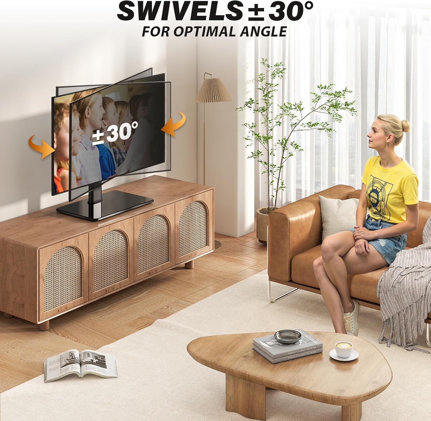 universal-swivel-tv-stand-for-27-60-inch-curved-flat-screen-tvs-table-top-tv-base-replacement-holds-up-to-88-lbs-height-adjustable-tv-stand-mount-with-tempered-glass-base-max-vesa-400x400mm-height-adjustable-table-top-tv-base-replacement-holds-88lbs-tempered-glass-base-max-vesa-400x400mm